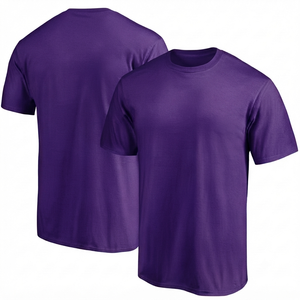Camiseta de Verano para Hombre, 100% Algodón Jersey, Corte Regular, Transpirable, Secado Rápido, Cuello Redondo, Manga Corta, 180g, Venta al Por Mayor - Product Image 1