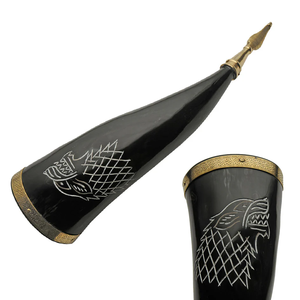 Corne de buffle classique pour boisson viking, idéale pour événements historiques et célébrations parfaites, durable, écologique, faite à la main, forme naturelle - Product Image 6