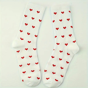 High Quality Embroidery Workout <b>Socks</b> Custom Logo New Design-White <b>Black</b> Red Knitted <b>Socks</b> Bottom Placement - Product Image 6