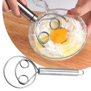 Premium Stainless Steel Dough Whisk Food Grade Dutch Style <b>Bread</b> Dough <b>Mixer</b> with Steel Handle for Baking Mixing Blending - Product Image 4