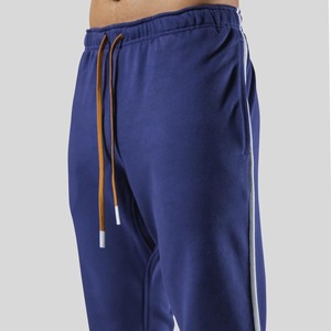 Pantalon de survêtement empilé pour homme, 100% coton, coupe oversize, en molleton bouclette vintage, grammage lourd, délavé à l'acide, personnalisable, vierge, vente en gros - Product Image 5