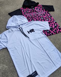Sweat à capuche à manches courtes pour softball, impression numérique, maillot de football américain sur mesure, vêtements de sport respirants - Product Image 3