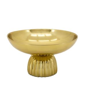 Cuenco de latón para servir alimentos, accesorios de decoración para mesas de boda, cuencos de lujo, centros de mesa, cuencos decorativos para ensaladas y frutas para el hogar - Product Image 2