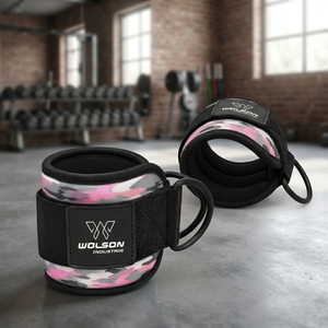 Neoprene Ankle Straps for Cable Machines with D-Ring Leg Kickback Workout Attachment for Gym Home Fitness Top Selling Strap. - Product Image 2