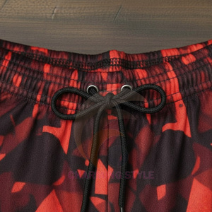 Shorts en maille pour hommes de haute qualité du fabricant, séchage rapide, imprimés, double camouflage, pour la course à pied - Product Image 3