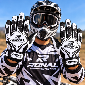 Guantes de Carreras Resistentes al Viento en Talla XXL a XS, Guantes de Motociclismo BMX MTB, Material Transpirable, Guantes para Bicicleta de Montaña - Product Image 2