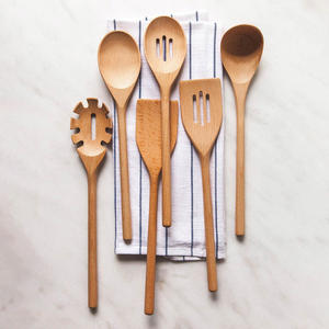 Buena elección de juego de espátulas de madera para el hogar y restaurante, utensilios de cocina, accesorios de cocina, envío gratis - Product Image 5