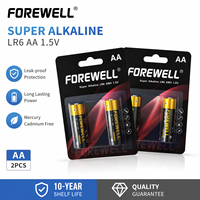 Batería Super Alcalina FOREWELL LR6 AA 1.5V de Alta Capacidad para Control Remoto y Linterna con Rendimiento de Larga Duración