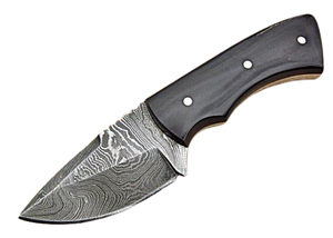 BA ENTERPRISES OEM/ODM Cuchillo de Caza Personalizable Hecho a Mano de Acero de Damasco de Alta Calidad con Hoja de Punta Caída de 8 Pulgadas de Longitud Total, Negro - Product Image 6