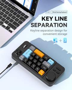 Clavier mécanique de jeu compact à 19 touches, programmable, macro, RGB, filaire, type-C, avec touches interchangeables à chaud, pour ordinateur portable - Product Image 5