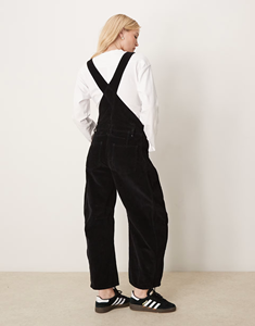 Salopette en jean pour femme de style vintage, bretelles réglables, coupe ajustée, douce et confortable, tenue décontractée streetwear - Product Image 6