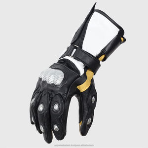 Gants de sécurité professionnels pour moto Gants de moto de course Gants d'équitation en cuir véritable de qualité supérieure pour la sécurité des motos - Product Image 2