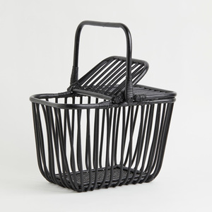 Cestas de mimbre tejidas a mano para picnic, cestas de almacenamiento artesanales, suministros de fábrica - Product Image 3