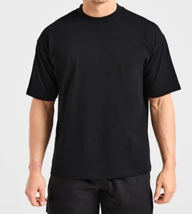 Camiseta de Manga Corta con Cuello Redondo para Hombre, de Alta Calidad, Corte Regular, Color Sólido, Algodón Jersey, Transpirable, de Secado Rápido, Ropa Casual para Hombre - Product Image 2