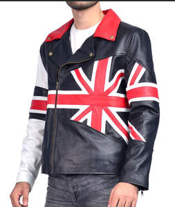 เสื้อแจ็คเก็ตหนังสีดำทรงเข้ารูปสำหรับผู้ชาย ดีไซน์แฟชั่นใหม่ปี 2026 สไตล์คลาสสิก คอตั้ง แนวสตรีทแฟชั่น - Product Image 6