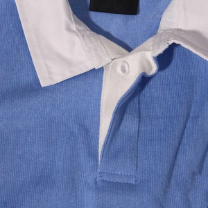 Chemises de rugby vintage personnalisées à manches longues, polo 100% coton, broderie lourde, logo, maillot de rugby pour hommes - Product Image 6