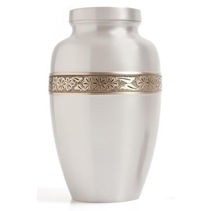Urne funéraire créative en argent gravé pour adulte, récipient commémoratif en laiton, pot métallique pour cendres humaines, fournitures funéraires - Product Image 3