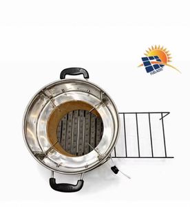 Poêle à bois robuste en fonte durable, cuisinière à biomasse à économie de carburant, poêle extérieur grande capacité - Product Image 6