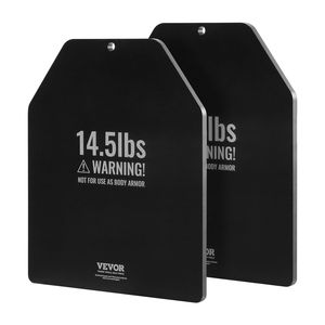 Plaques de poids en acier de 14,5 lb de qualité supérieure, ergonomiques et profilées pour les WOD, plaques de poids pour gilet lesté de qualité supérieure pour un poids supplémentaire lors de l'entraînement - Product Image 1