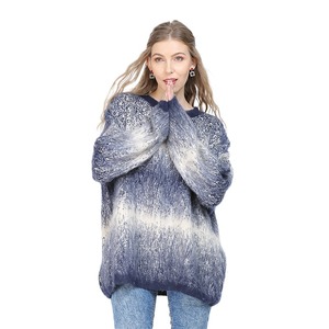 Pull pour femme à manches longues, cardigan en tricot à col en V, designs OEM, haute qualité, fait main, décontracté, standard - Product Image 3