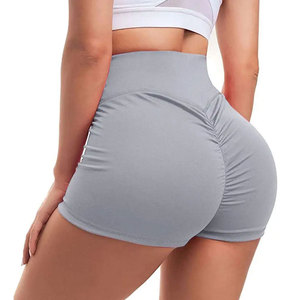 2026 Latest Design Top Quality Hot Selling Women's Shorts Solid Color OEM Service Low MOQ Women Scrunch <b>Booty</b> Shorts - Product Image 4