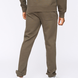 Pantalones Deportivos de Algodón y Elastano Verde Oliva para Hombre, Cintura Elástica, Bolsillos Laterales, Ropa Casual de Otoño - Product Image 2