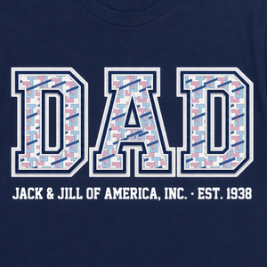 T-shirt pour homme avec inscription DAD Varsity Letters, coton doux, col rond, manches courtes, vêtements décontractés à porter tous les jours - Product Image 2