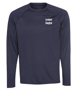 Camiseta de Manga Larga Unisex para Natación, Protección UV, Antibacteriana, Poliéster/Spandex, para Surf y Yoga, OEM, Venta al Por Mayor - Product Image 3