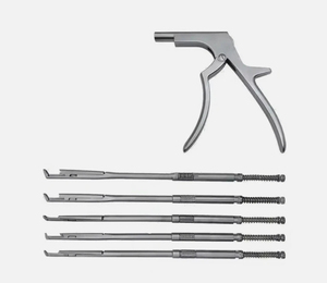Juego de Rongeurs Rotatorios Kerrison para Cirugía Avanzada de Columna Vertebral, para Procedimientos Interlaminares, Kit de Instrumentos Ortopédicos de Grado Quirúrgico - Product Image 2