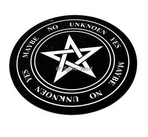 Tablero de péndulo de radiestesia impreso con símbolos de acento 2024 para decoración de altar | Tablero Ouija de radiestesia para adivinación - Product Image 4