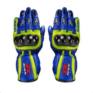 Chaussures et gants de course en cuir pour moto Zuzuki GSXR, protection CE, bottes de course sur circuit, équipement de motard professionnel, durable - Product Image 2