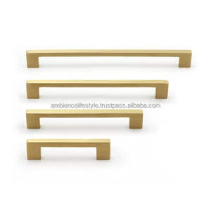 Tirador Metálico Contemporáneo con Forma Elegante para Puertas de Cajones de Gabinetes de Cocina Modulares - Product Image 6