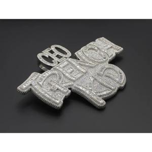 "CEO TRENCH KID" Pendant Moissanite Diamond Iced Out Hip Hop Necklace Luxury Bling Chain Jewelry Gift - Product Image 3