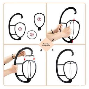 Support de Rangement Portable et Détachable en Plastique pour Perruques, Type Crochet, pour Fixation et Présentation des Cheveux - Product Image 3