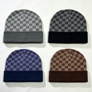 New Designer <b>Thermal</b> Beanie Reversible Character Pattern High Outdoor Travel Friendly Winter <b>Hat</b> for <b>Men</b> and Women - Product Image 1