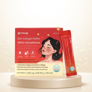 คอลลาเจนสติ๊ก อาหารเสริมความงามภายในจากเกาหลี ไฮยาลูรอนิก แอซิด ผลิตแบบ OEM ODM ในเกาหลี สารสกัดมะเขือเทศขาว สารสกัดจากหนังปลา ช่วยให้ผิวกระจ่างใส - Product Image 4