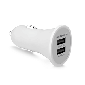 Caricabatterie per auto gommato con doppia porta USB 2.4A, generazione 2 - Product Image 6