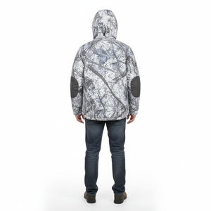 OEM White Digital <b>Camo</b> Hunting <b>Jacket</b> Breathable Waterproof Shell Multi Pocket Tactical Field Coat for Winter Hunting - Product Image 4