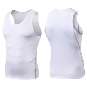 Camiseta sin mangas de algodón personalizada al por mayor de alta calidad para hombre, estilo oversize, para gimnasio, correr y fitness - Product Image 4