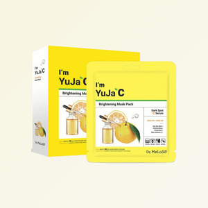 Produits de soin coréens Dr Meloso I m Yuzu C Masque éclaircissant 25ml 10 feuilles Fabriqué en Corée Vitamine - Product Image 4