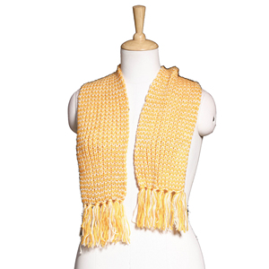 Bufanda de punto unisex de doble cara - Cálida y gruesa para el invierno - Muffler de punto acanalado suave con logo personalizado - Product Image 1