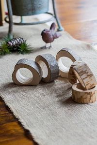 Anneau de serviette décoratif en bois sculpté, idéal pour l'organisation du linge de cuisine, les banquets de fin d'année et les célébrations d'anniversaire - Product Image 6