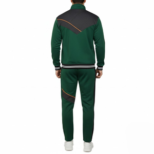 Ensemble de survêtement décontracté à capuche pour homme, hiver, uni |   Vêtements de sport pour la course à pied et la gym |   Polyester respirant à séchage rapide - Product Image 2