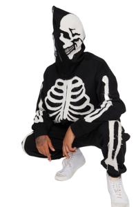 เสื้อฮู้ดซิปผู้ชายผ้าฝ้ายเฟรนช์เทอร์รี่ 460 GSM ผลิตตามสั่ง พร้อมลายพิมพ์ DTG ลวดลายพรางแบบย้อมสีเอซิดสไตล์สตรีทแวร์ - Product Image 6