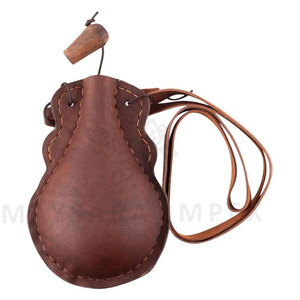 Genuine Cow Leather Medieval Teardrop <b>Water</b> Bottle Leather Teardrop Bottle Renaissance Teardrop <b>Water</b> Flask From Pakistan - Product Image 3