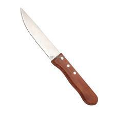 Couteau de chasse Bowie de haute qualité en acier inoxydable Stigma, manche en bois, étui en cuir, lame à pointe fixe, couteau d'extérieur - Product Image 2