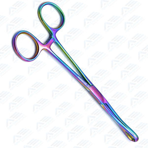 คีมโค้ง Ovum เครื่องมือทางการแพทย์สีรุ้ง - Product Image 4