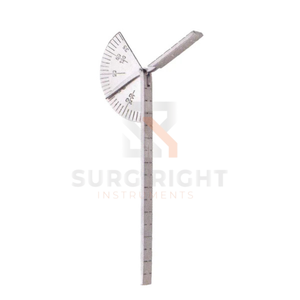 Goniómetro de Dedo, Instrumento de Medición Ortopédico para Terapia de Manos, Acero Inoxidable Alemán, CE ISO 13485 Clase I, Modelo Quirúrgico - Product Image 3