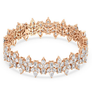 REYES Custom GRA Certified 28.14 Carat VVS Moissanite Tennis <b>Bracelets</b> in 925 Sterling <b>Silver</b> Fine Jewelry Wedding Gift For Her - Product Image 5