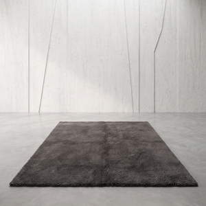 Charcoal <b>Grey</b> Wool Hand-Tufted Non-Slip <b>Rug</b> Soft Textured Modern Minimalist Living Room <b>Bedroom</b> Home Decor - Product Image 3